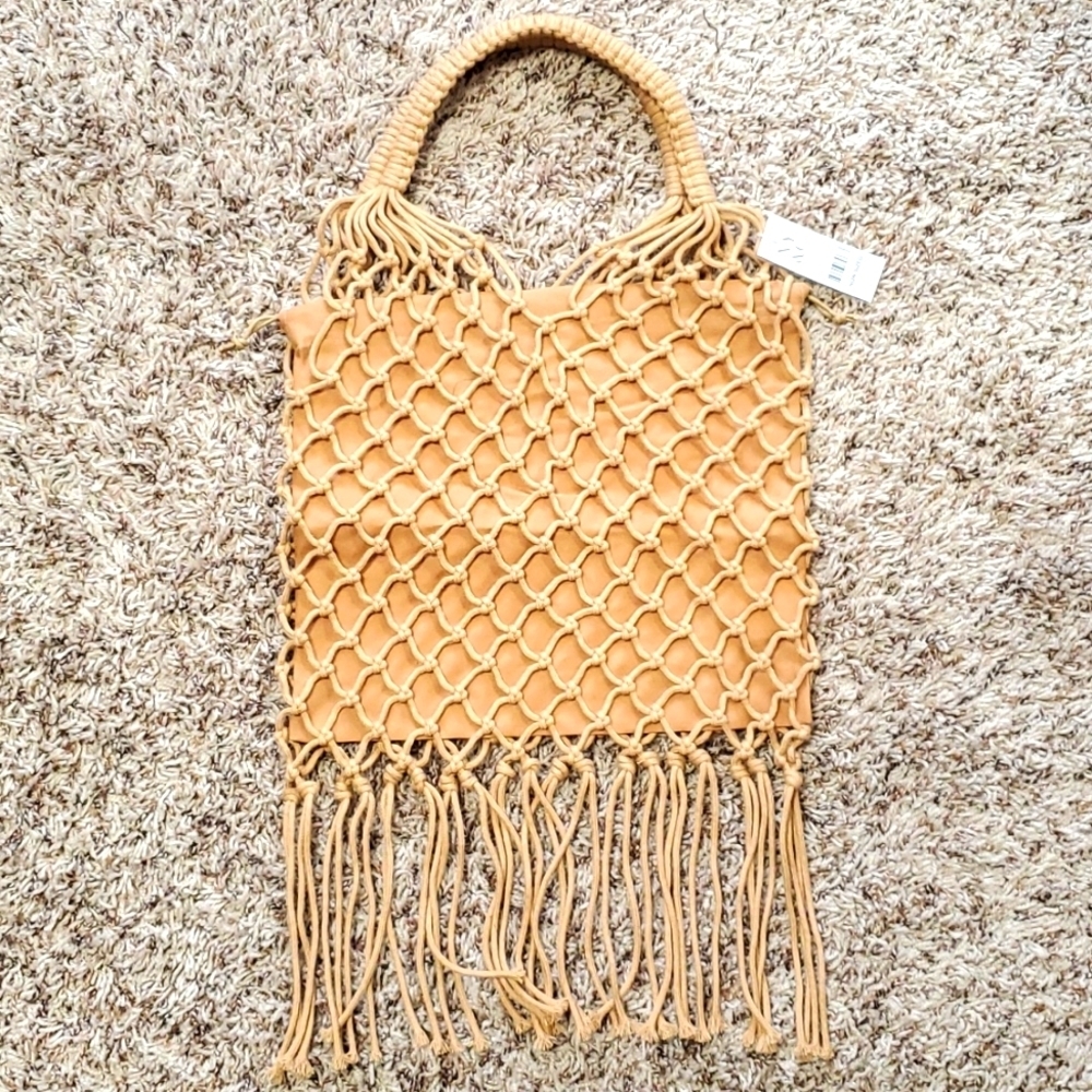 Fringe Market Handbag NWT